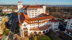 Aerial photo of University Hall